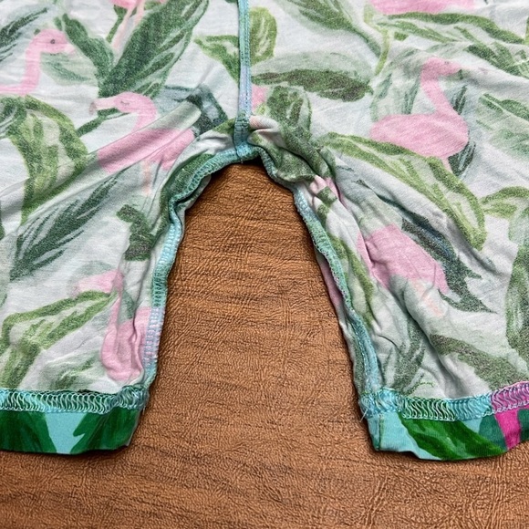 Little Sleepies Flamingo pajama shorts only size 7-8 - Picture 5 of 9